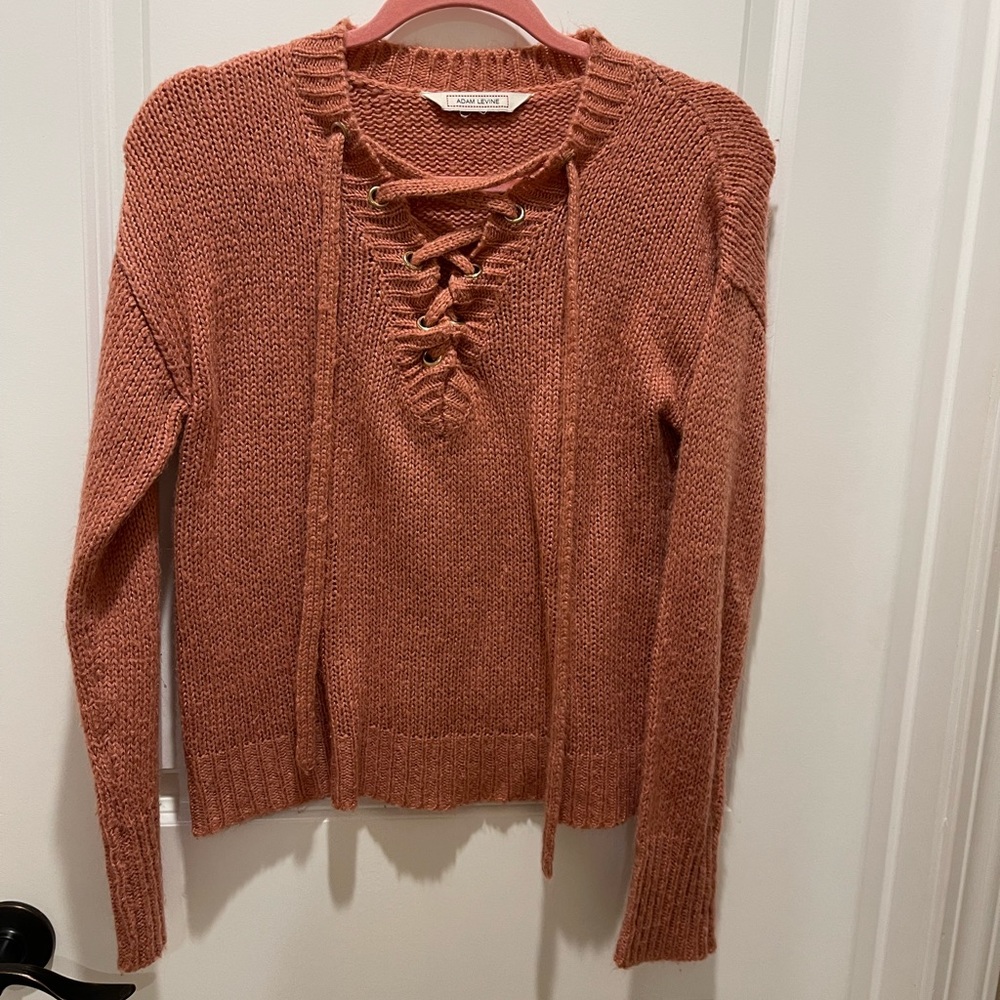 Pink knitted sweater size S